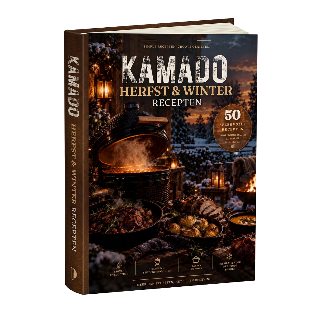 Mockup van Kamado Herfst en Winter Recepten